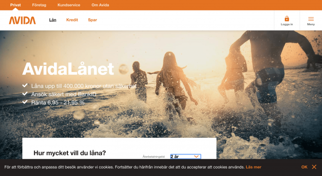 AvidaLånet - Lån upptill 400 000 kr
