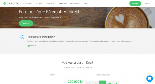 Capcito - Lån upp till 300 000 kr