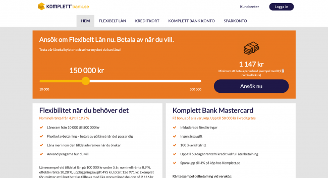 Komplett Bank ASA