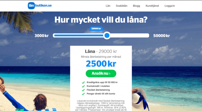 Lånbutiken - Lån upptill 50 000 kr