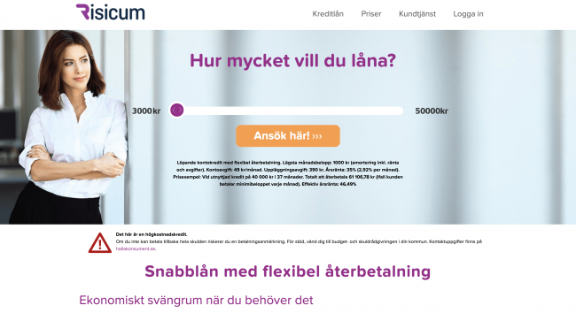 Risicum - Lån upptill 50 000 kr