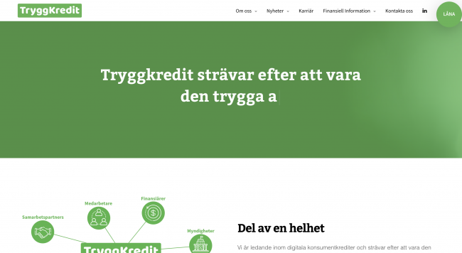 Tryggkredit - Lån upptill 40 000 kr