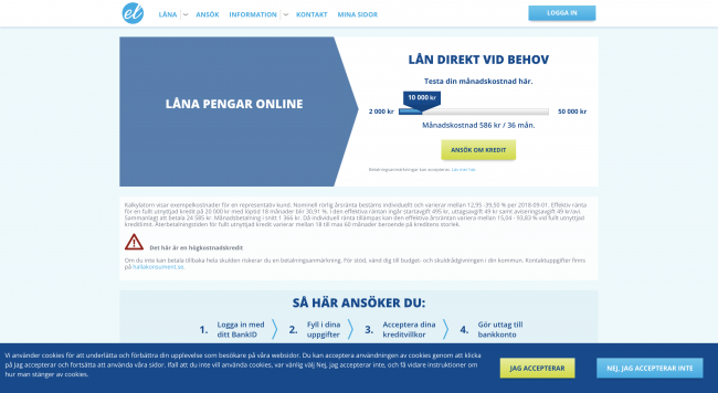 Euroloan - Lån upptill 50 000 kr