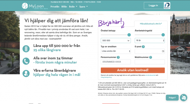 MyLoan - Lån upptill 500 000 kr