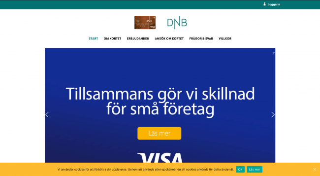 DNB kort - Högsta kredit 50 000 kr