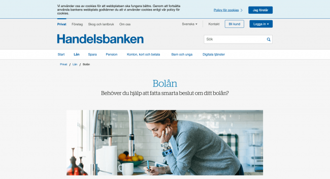 Handelsbanken Bolån upp till 10 000 000 kr