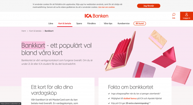 ICA Banken Bankkort