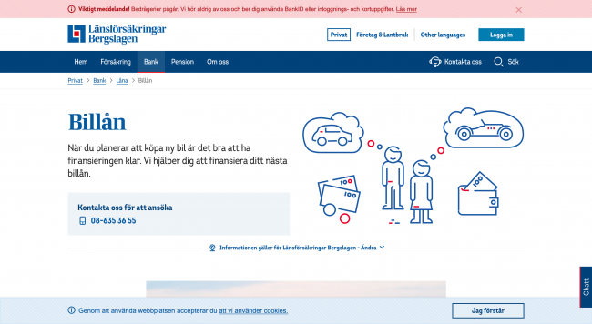 Länsförsäkringar billån upptill 150 000 kr