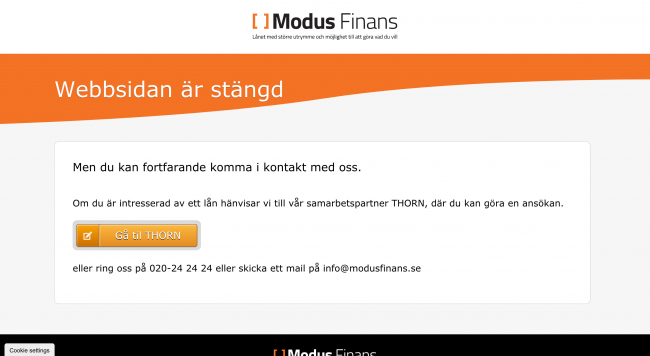 ModusFinans - Lån upptill 50 000 kr
