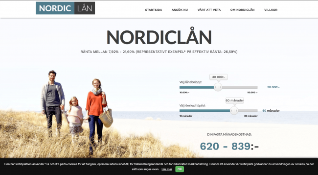 Nordiclån - Lån upptill 50 000 kr