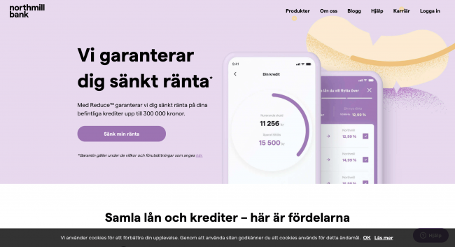 Northmill Bank - Lån upptill 300 000 kr