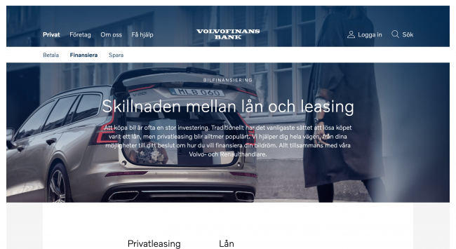 Volvo billån upptill 500 000 kr